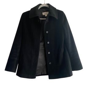 Calvin Klein angora wool peacoat size 4